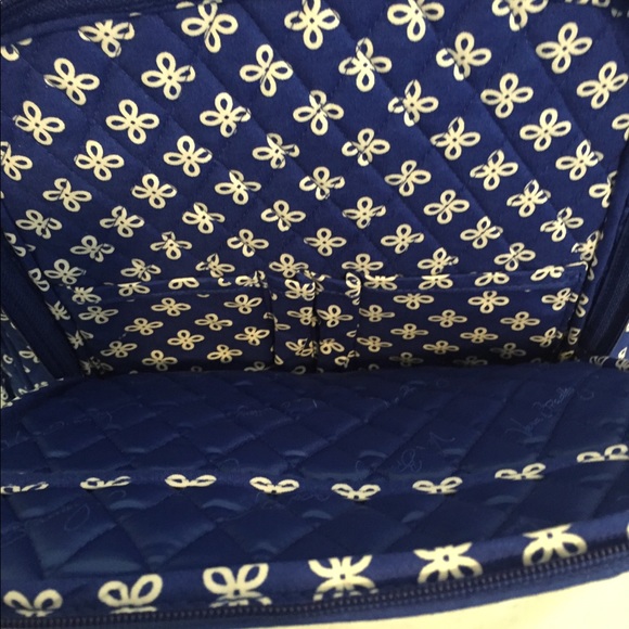 Vera Bradley Blue Mini Concerto Campus Backpack 📚 - Picture 4 of 8